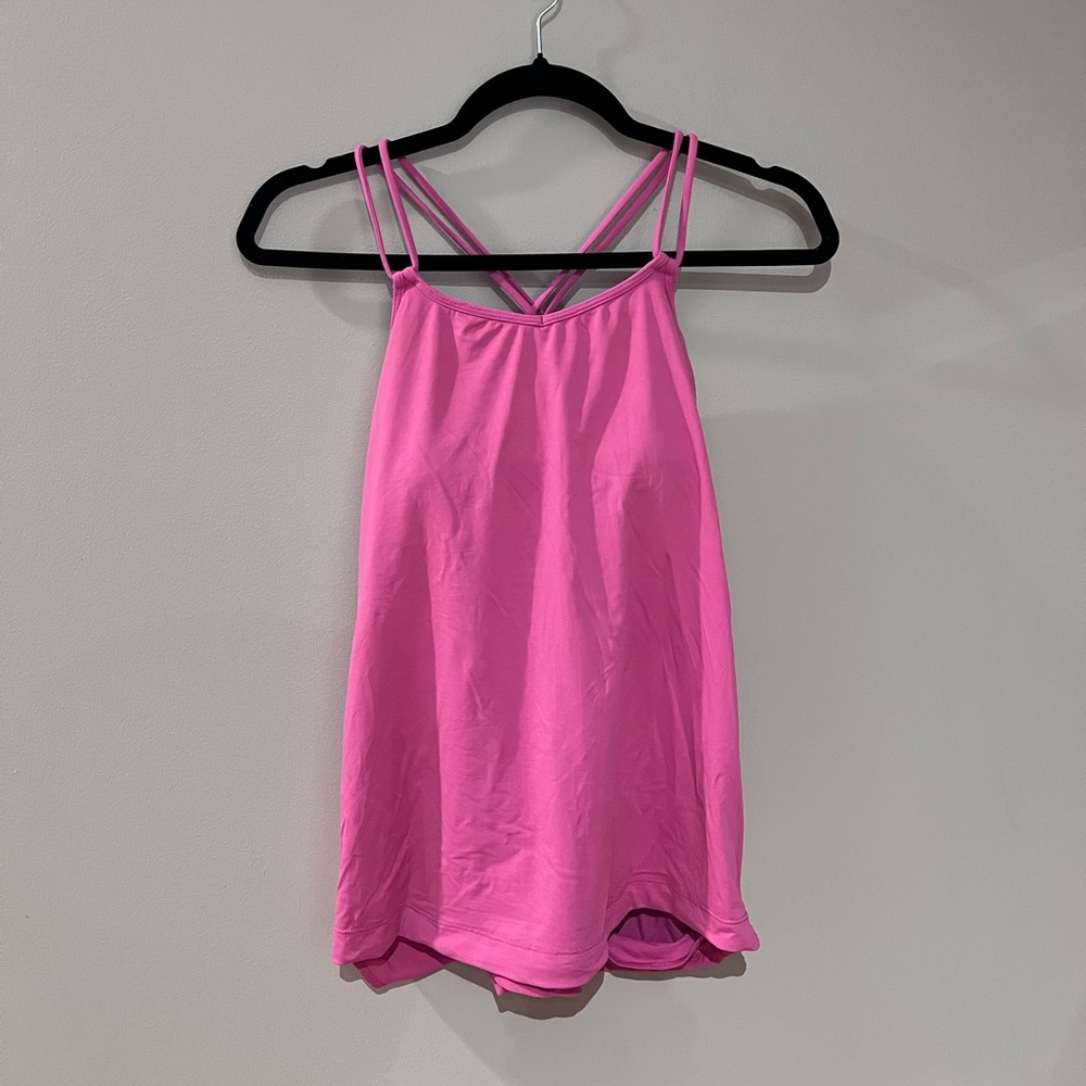 Lululemon Pink Paradise Make a Move Active Tank Top Size 4